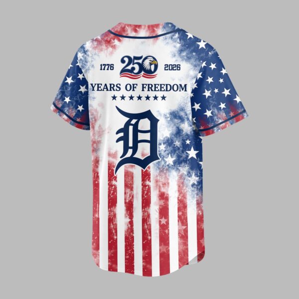 Alternative view of Detroit Tigers 250 Years of Freedom Celebration Premium Jersey PH00006