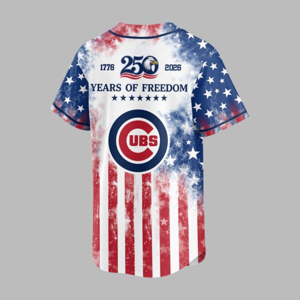 Alternative view of Chicago Cubs 250 Years of Freedom Celebration Premium Jersey PH00006