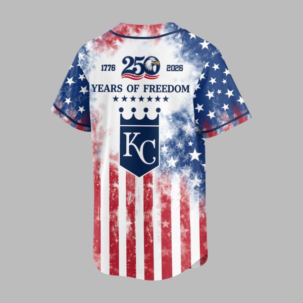 Alternative view of Kansas City Royals 250 Years of Freedom Celebration Premium Jersey PH00006