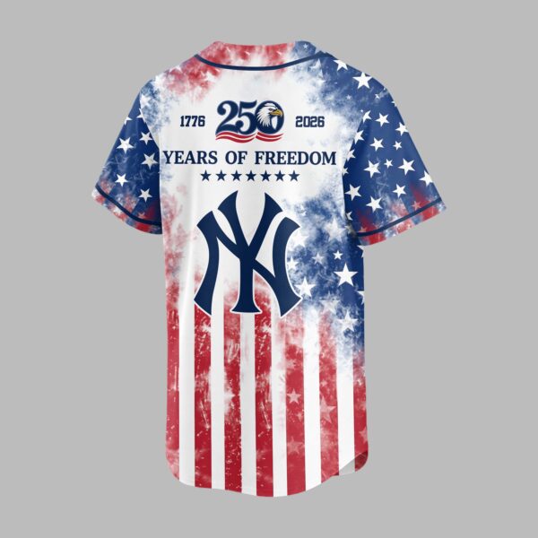 Alternative view of New York Yankees 250 Years of Freedom Celebration Premium Jersey PH00006