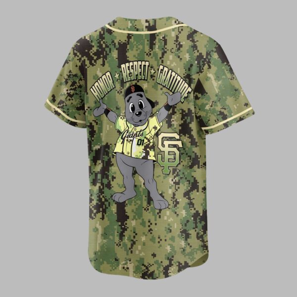 Alternative view of San Francisco Giants Camo Premium Jersey PL10
