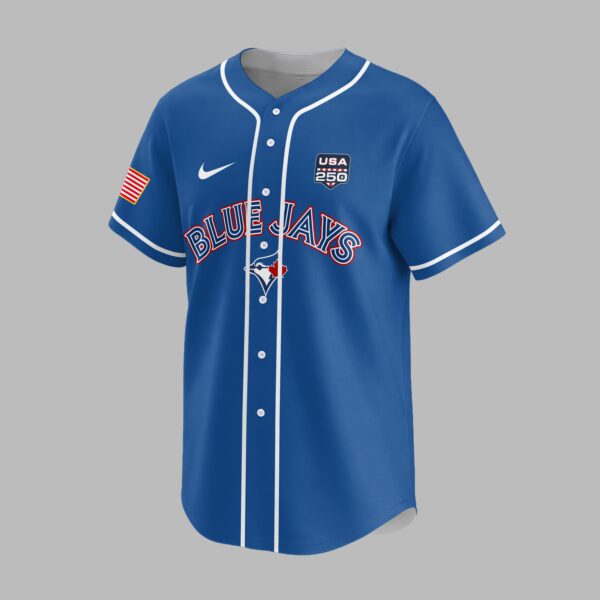 Alternative view of Toronto Blue Jays X 250 Years Of Freedom Premium Jersey PVT009