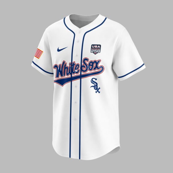 Alternative view of Chicago White Sox X 250 Years Of Freedom Premium Jersey PVT009