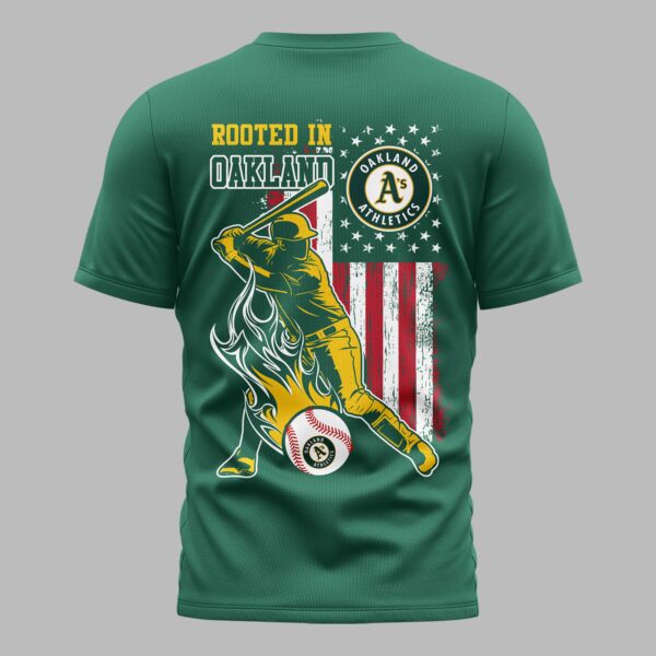 Alternative view of Oakland Athletics x American Flag Premium Performance T-Shirt PH00004