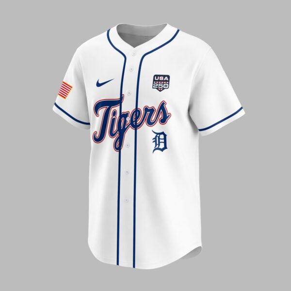 Alternative view of Detroit Tigers X 250 Years Of Freedom Premium Jersey PVT009