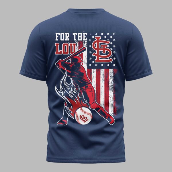 Alternative view of St. Louis Cardinals x American Flag Premium Performance T-Shirt PH00004