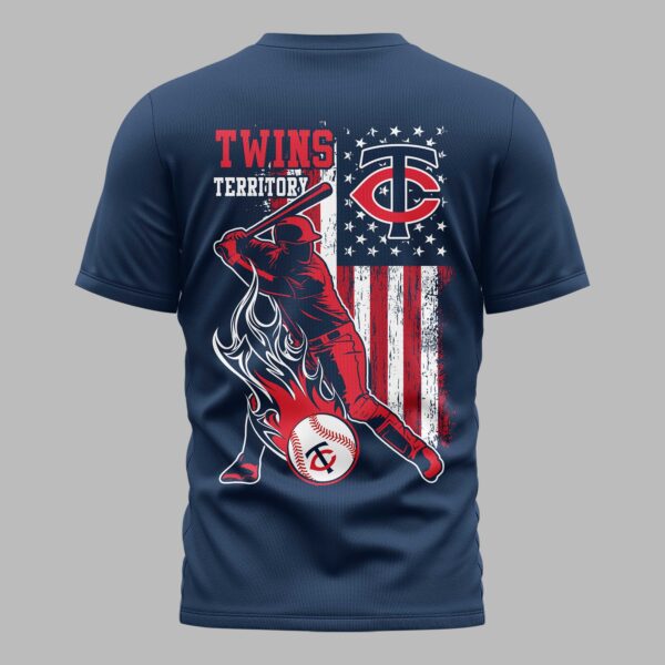 Alternative view of Minnesota Twins x American Flag Premium Performance T-Shirt PH00004