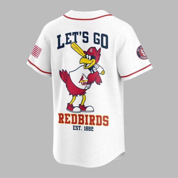 Alternative view of St. Louis Cardinals Classic Mascot Baseball Jersey LT0009
