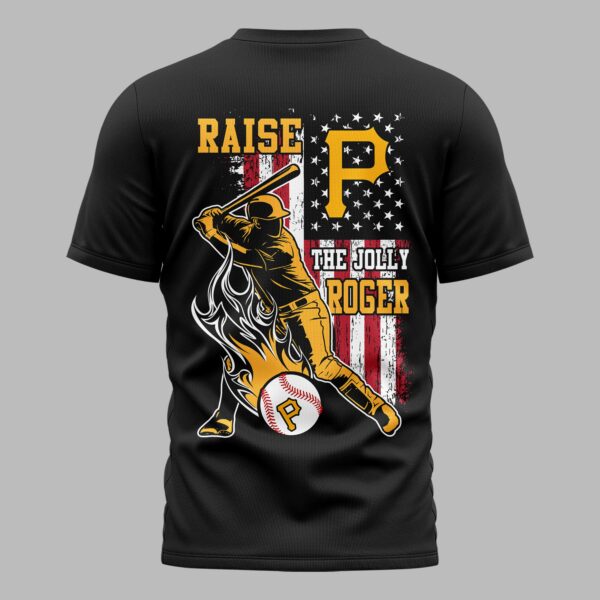 Alternative view of Pittsburgh Pirates x American Flag Premium Performance T-Shirt PH00004