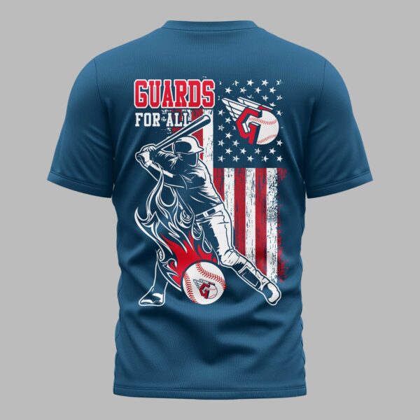 Alternative view of Cleveland Guardians x American Flag Premium Performance T-Shirt PH00004