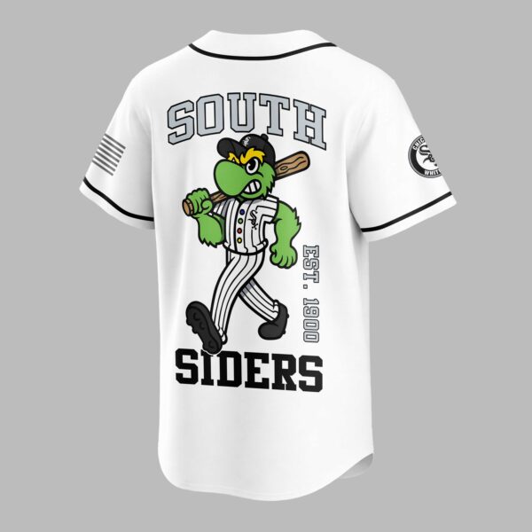 Alternative view of Chicago White Sox Classic Mascot Baseball Jersey LT0009