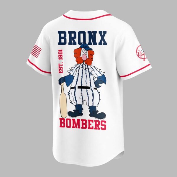 Alternative view of New York Yankees Classic Mascot Baseball Jersey LT0009