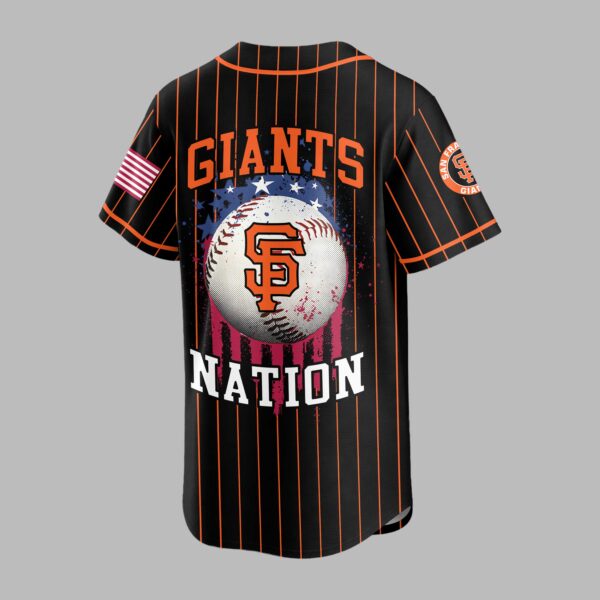 Alternative view of San Francisco Giants USA Flag Edition Premium Baseball Jersey PH00007