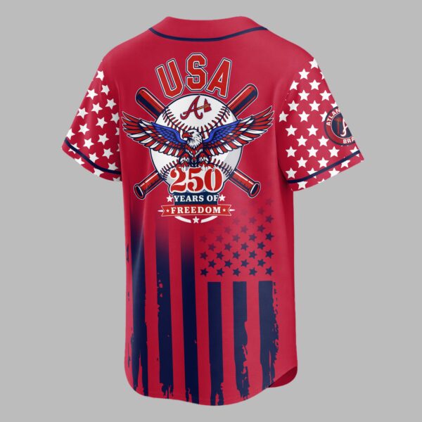 Alternative view of Atlanta Braves USA 250 Premium Jersey PL08