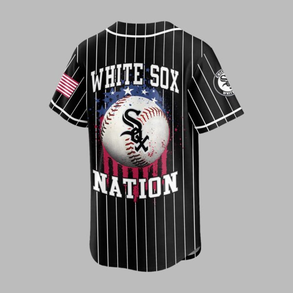 Alternative view of Chicago White Sox USA Flag Edition Premium Baseball Jersey PH00007