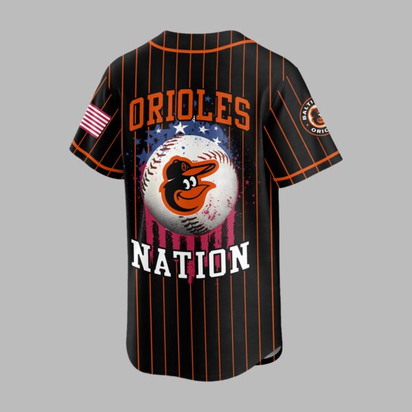 Alternative view of Baltimore Orioles USA Flag Edition Premium Baseball Jersey PH00007