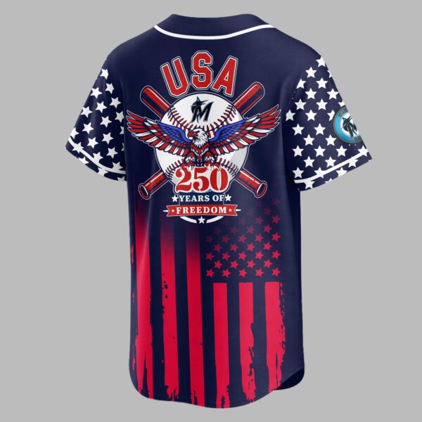 Alternative view of Miami Marlins USA 250 Premium Jersey PL08