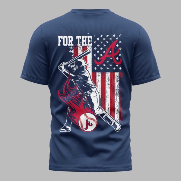 Alternative view of Atlanta Braves x American Flag Premium Performance T-Shirt PH00004