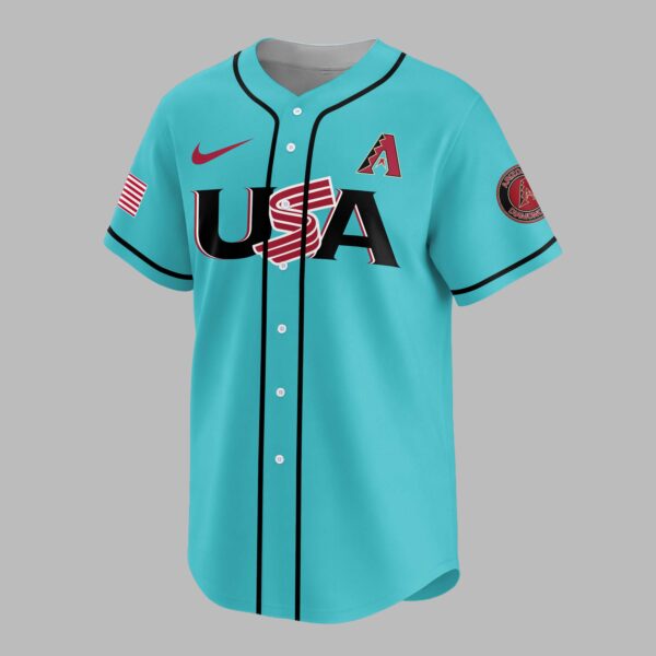 Alternative view of Arizona Diamondbacks Celebrating America’s 250th Premium Jersey LT0006