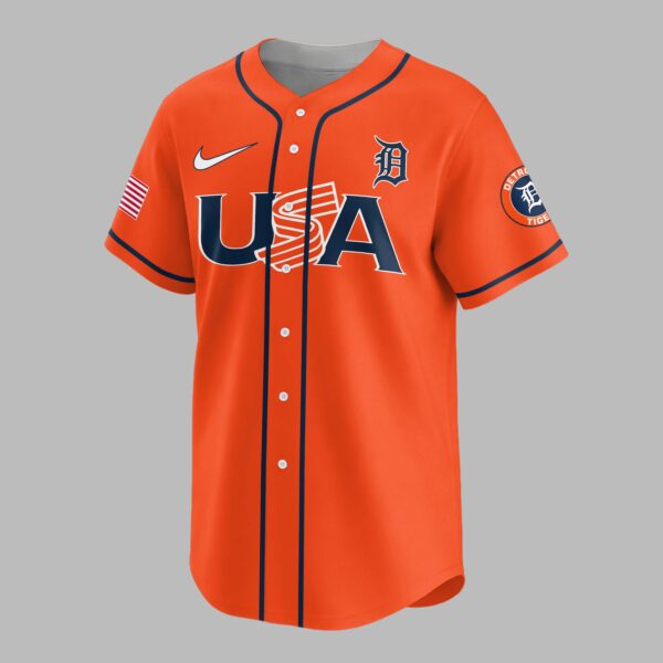 Alternative view of Detroit Tigers Celebrating America’s 250th Premium Jersey LT0006