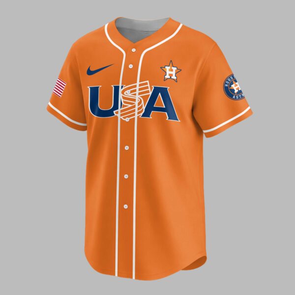 Alternative view of Houston Astros Celebrating America’s 250th Premium Jersey LT0006