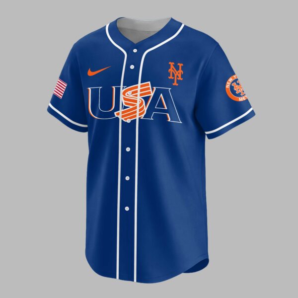 Alternative view of New York Mets Celebrating America’s 250th Premium Jersey LT0006