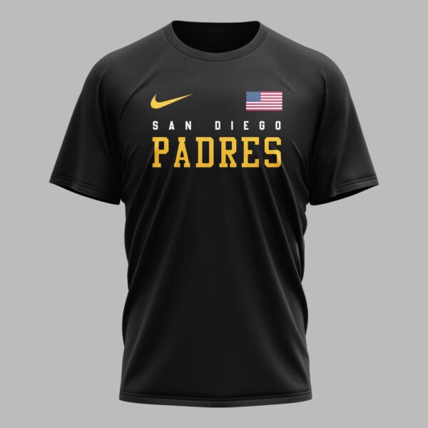 Alternative view of San Diego Padres x American Flag Premium Performance T-Shirt PH00004
