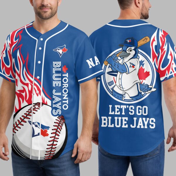 Alternative view of Toronto Blue Jays Premium Baseball Jersey PVT005