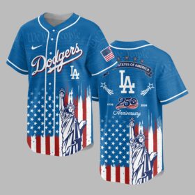 Los Angeles Dodgers X America’s 250th Anniversary Premium Baseball Jersey PVT006